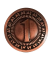 Univerzální mince pro deskové a RPG hry hodnoty "1"