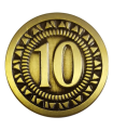 Univerzální mince pro deskové a RPG hry hodnoty "10"
